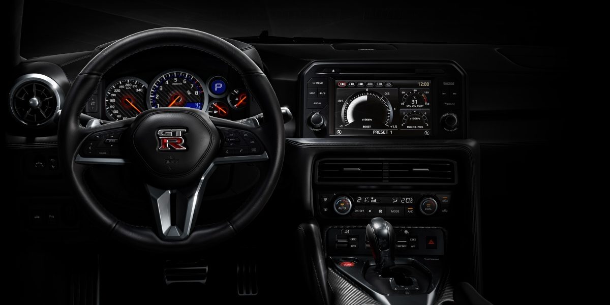 Nissan GT-R cockpit
